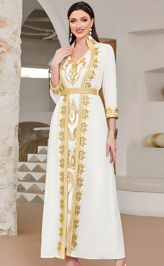 White Gold Kaftan