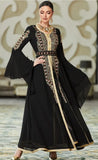 Black and Gold Kaftan