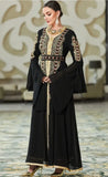 Black and Gold Kaftan