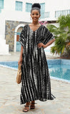 Black and White Kaftan