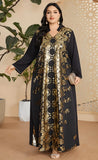 Black Moroccan Kaftan