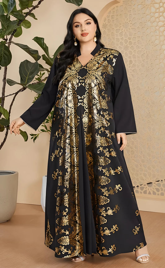 Black Moroccan Kaftan