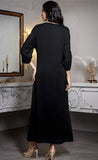 Black Silk Kaftan
