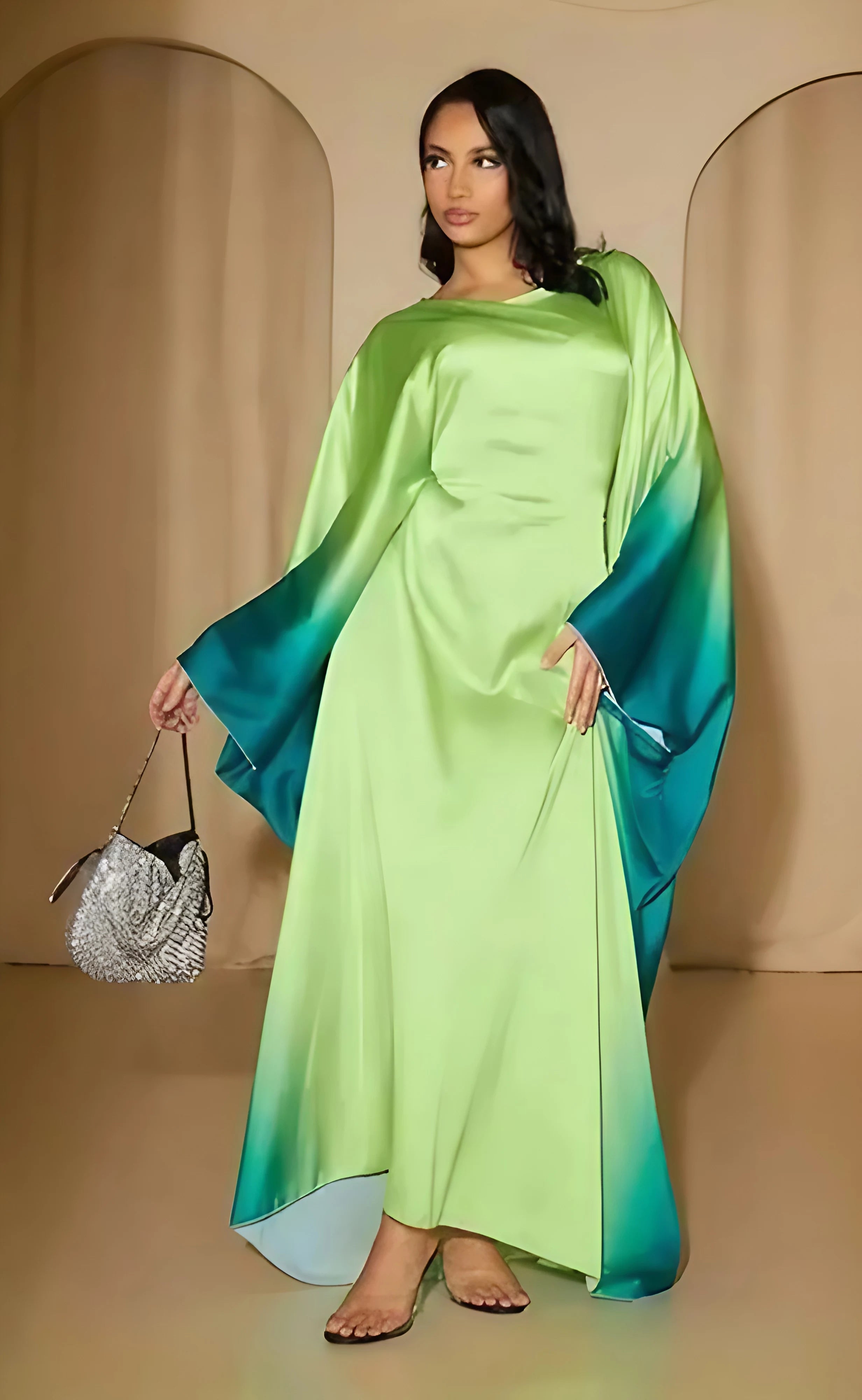 Butterfly Kaftan Green