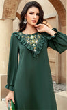 Embellished Kaftan Maxi Dress