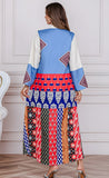 Embroidery Kaftan Dress