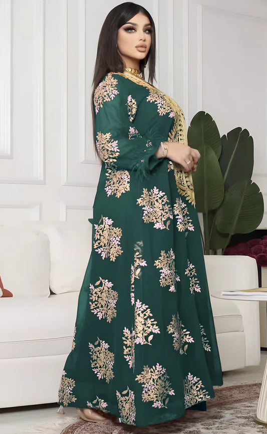 Feather Sleeve Kaftan
