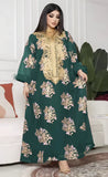 Feather Sleeve Kaftan