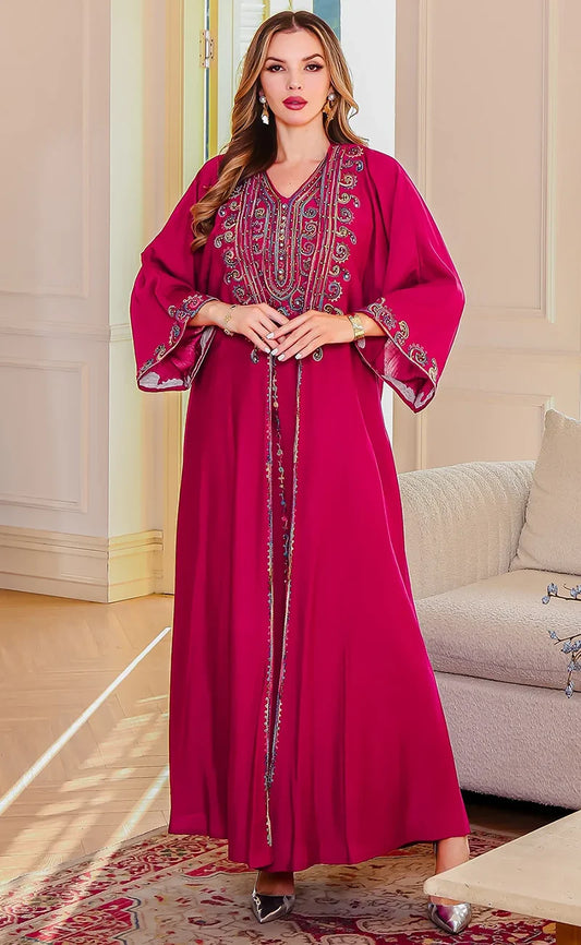 Moroccan Kaftan Red
