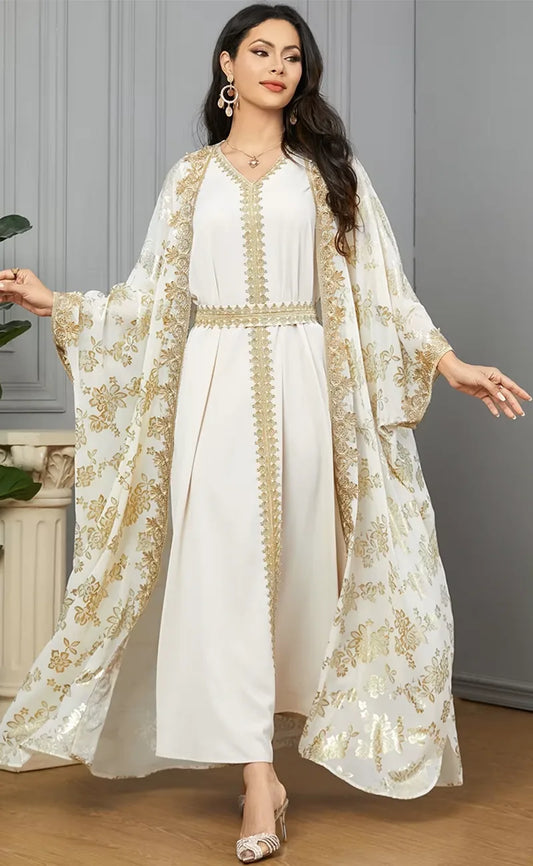 Moroccan Kaftan White