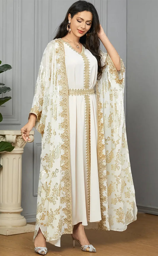 Moroccan Kaftan White