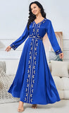 royal blue kaftan