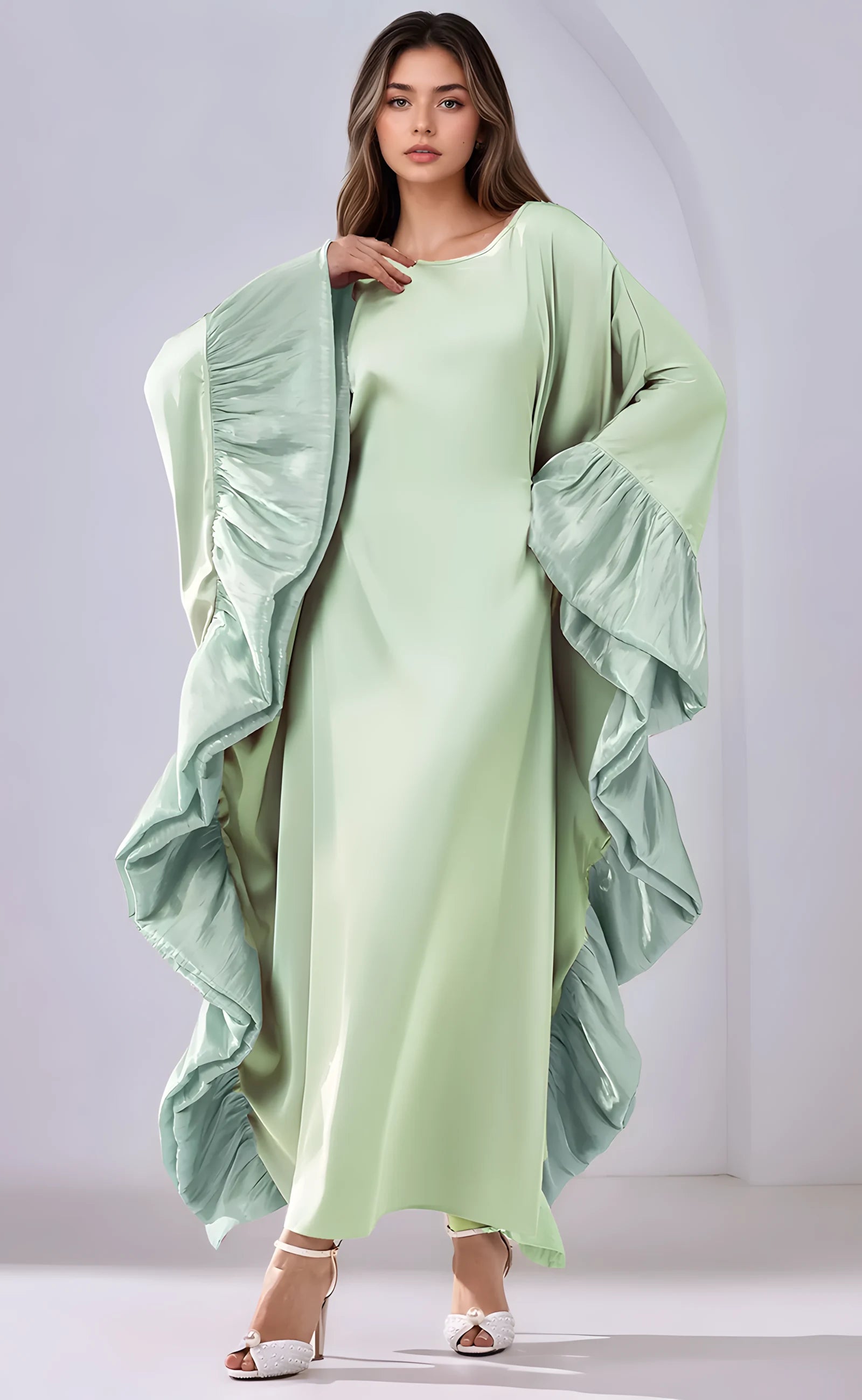 Ruffle Kaftan