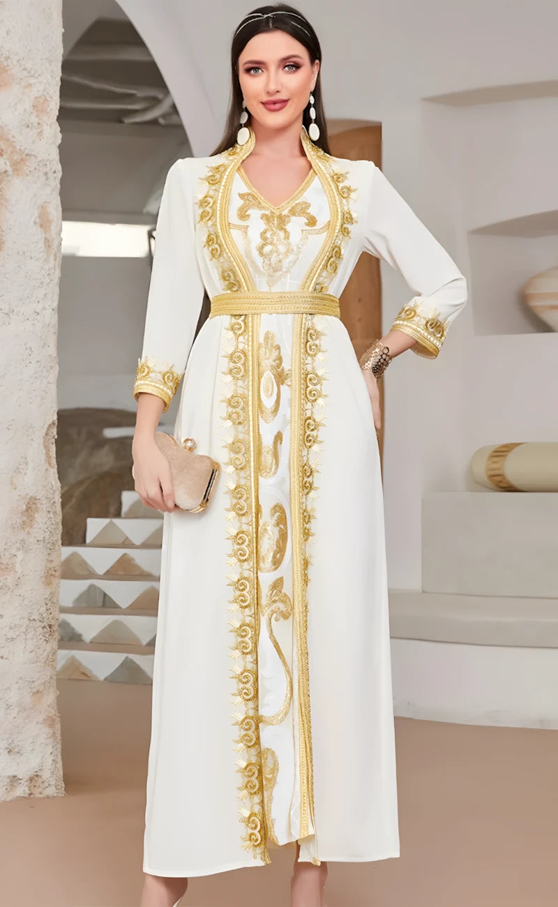 White Gold Kaftan