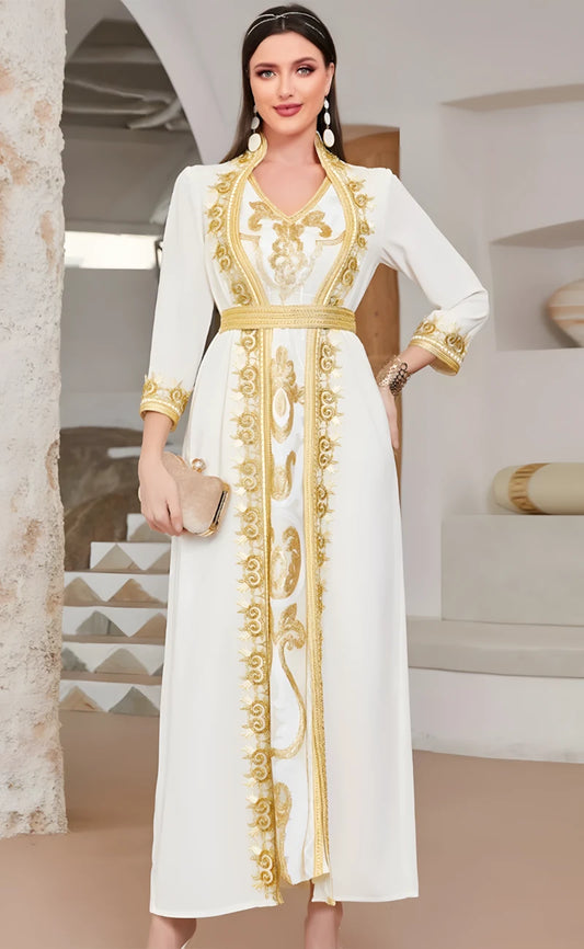 White Gold Kaftan